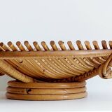 Vintage bamboo basket