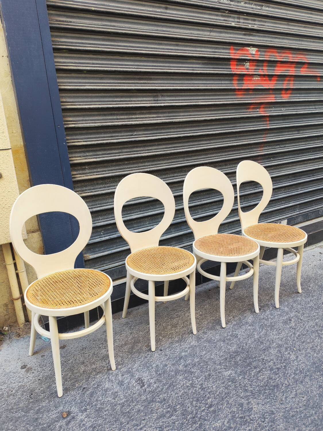 Lot de 4 chaises bistrot