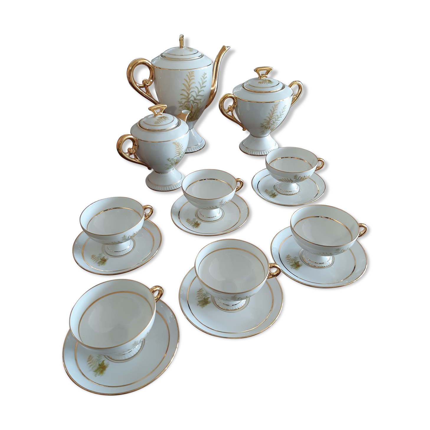 Coffee service in porcelain