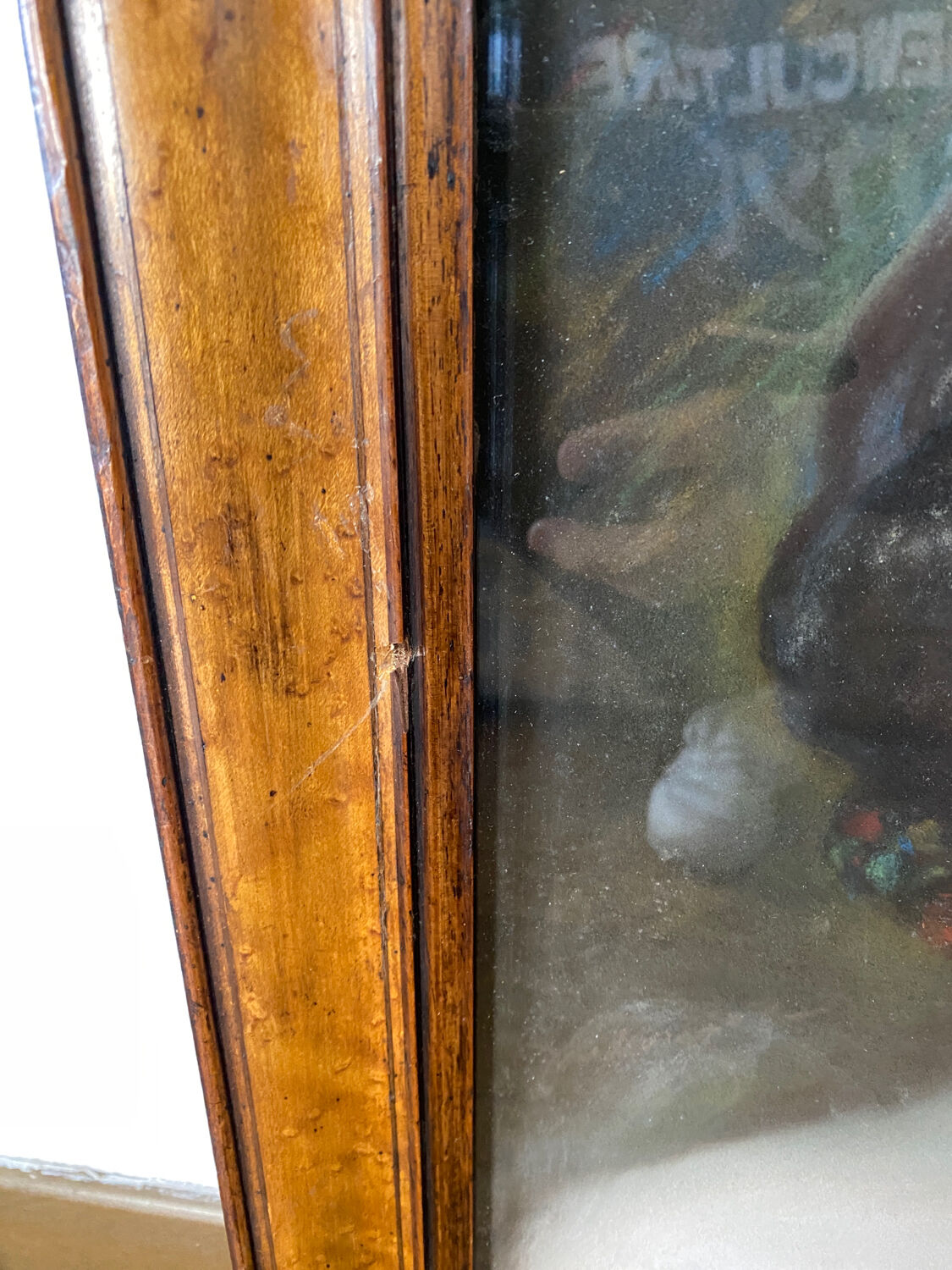 Portrait of a young girl from the 19th century