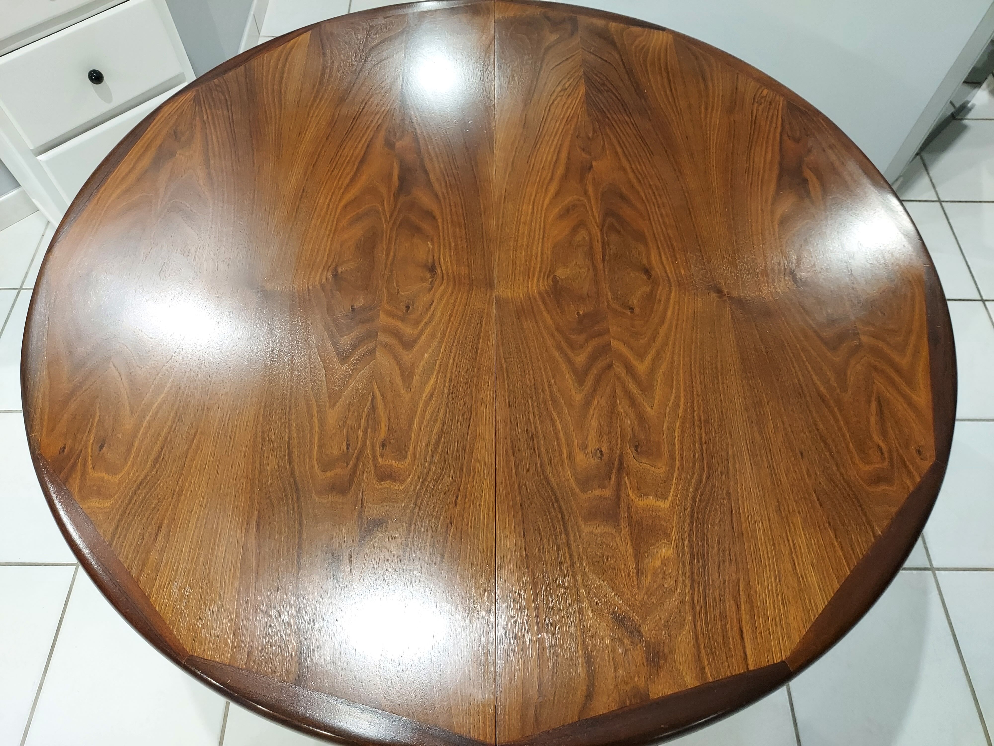 Extendable dining table baumann vintage 1970s baumann