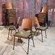 Lot of 19 chairs Baumann Manhattan skai green