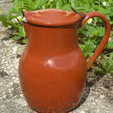 Enamelled canvas pitcher