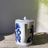Asian blue and white ceramic teapot