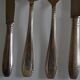 Complete silver-plated metal cutlery set in a 62-piece box