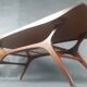 Teak & Fluted coffee table by Olav Laupsa for Sola Møbler, Vintage Norwegian 1960s