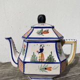 Quimper earthenware teapot