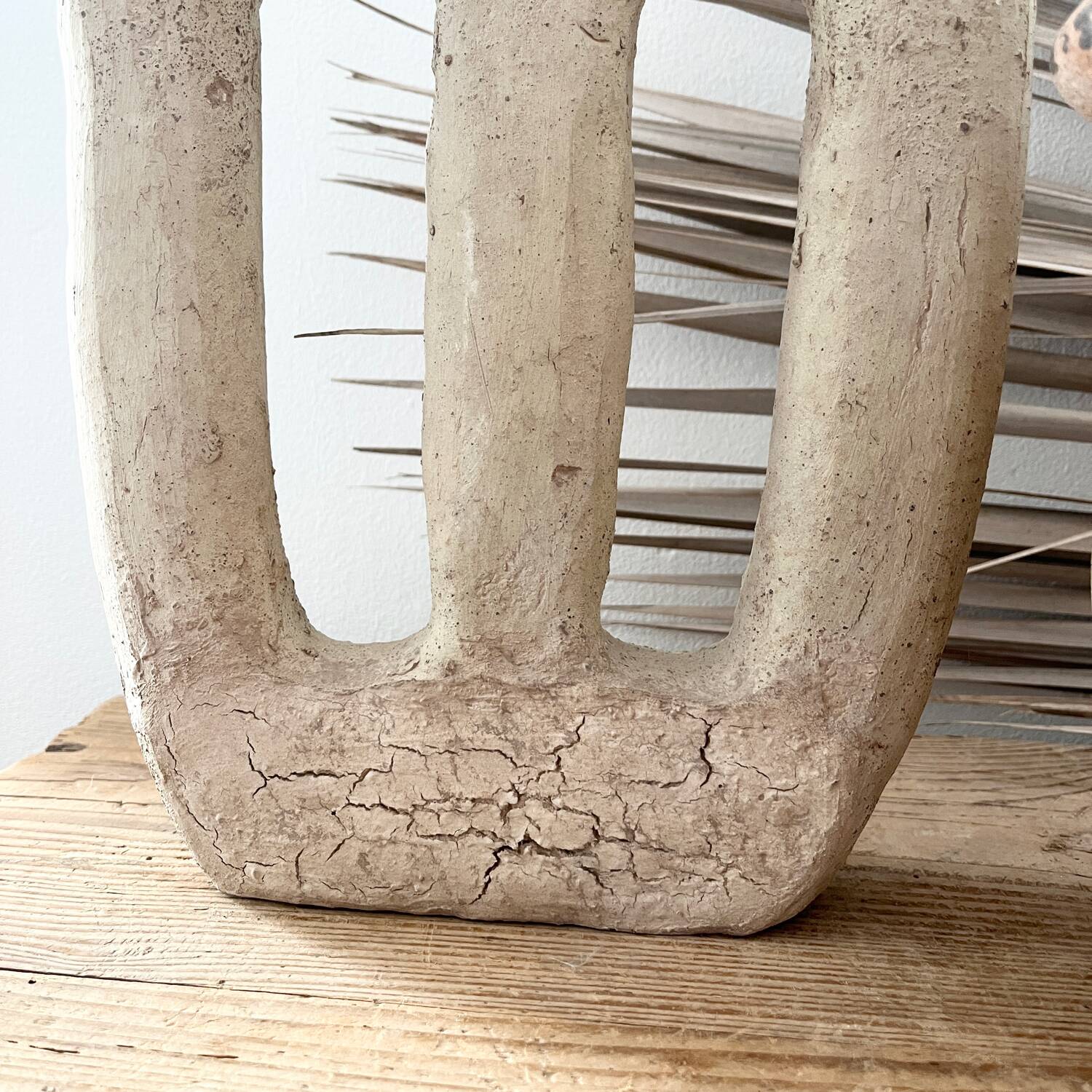 White terracotta pottery