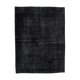 Tapis oriental surteint noué à la main 290 cm x 391 cm tapis en laine noire