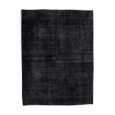 Tapis oriental surteint noué à la main 290 cm x 391 cm tapis en laine noire