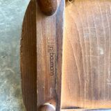 Baumann chair model "Gentiane" in dark wood