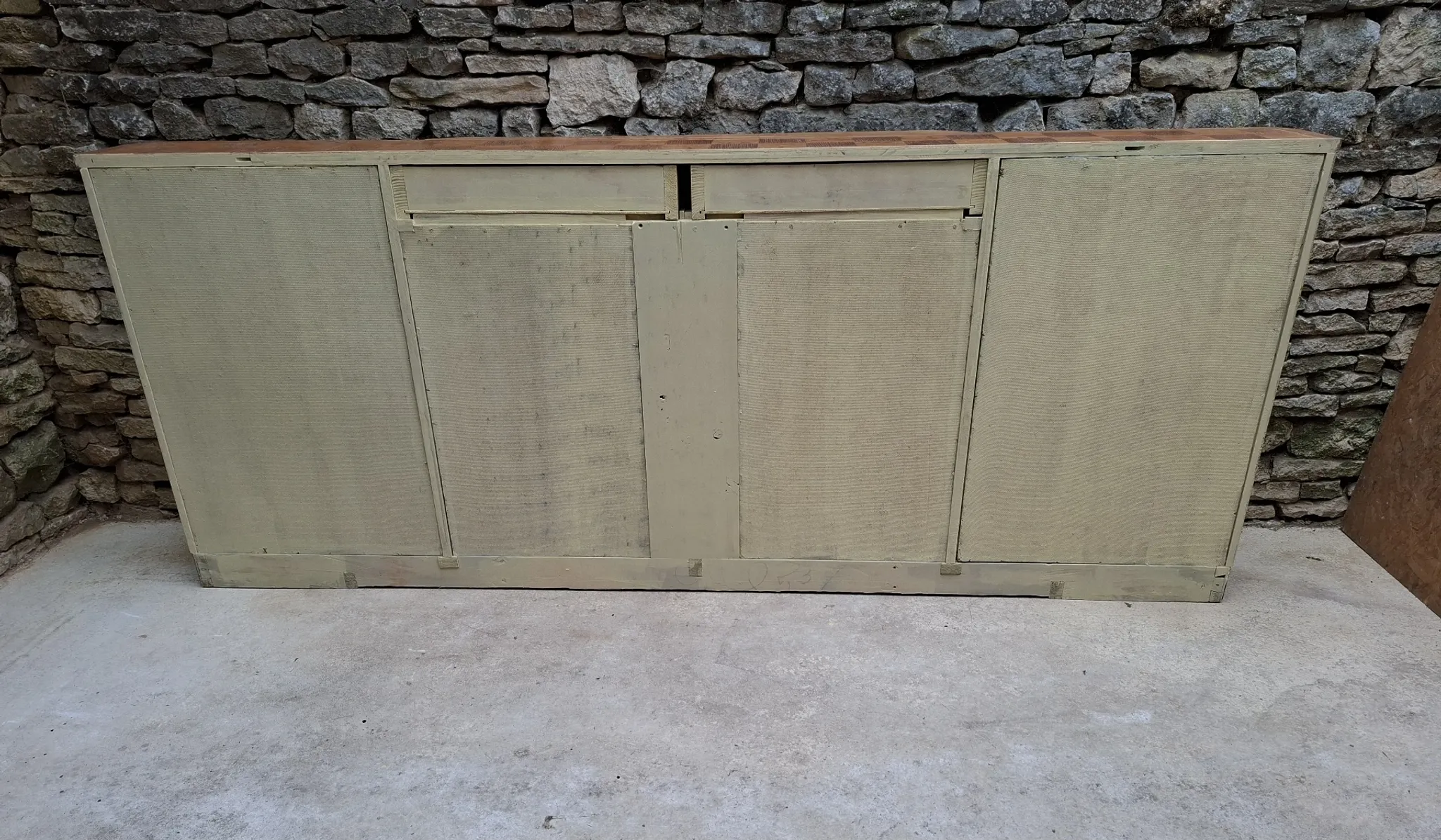High enfilade, shallow 31.5 cm