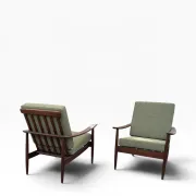 Set of 1960s Scandinavian lounge chairs