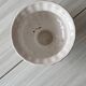 White ribbed ceramic cache-pot