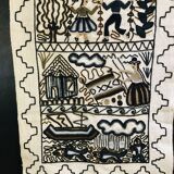 Large vintage wall tapestry Bolivia Peru