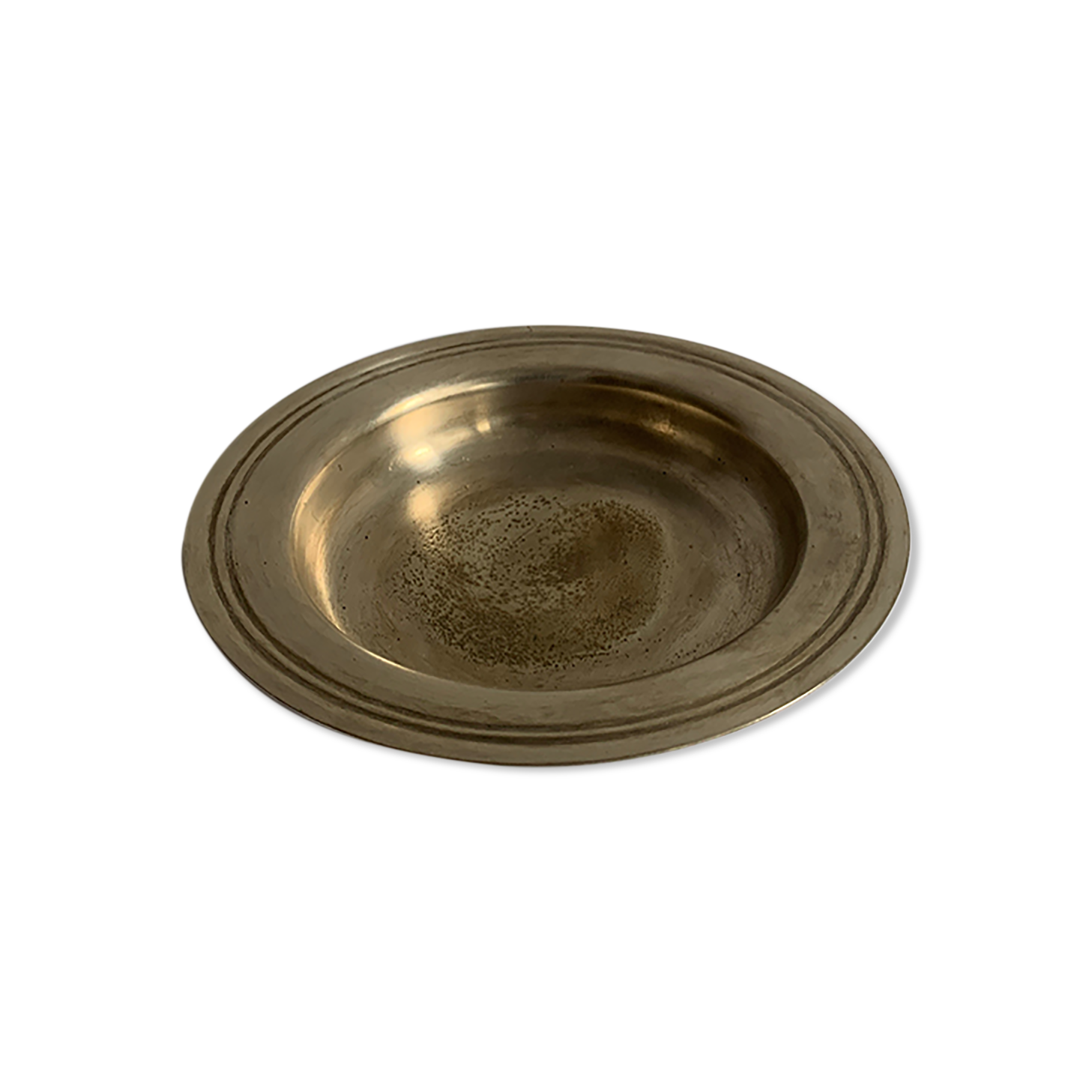 Empty brass pocket cup