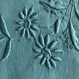 Ancient linen and emerald-tinged cotton