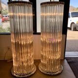 Pair of light columns / Murano / 1980s