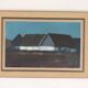 Farm house against a blue sky by Bengt Hillgrund