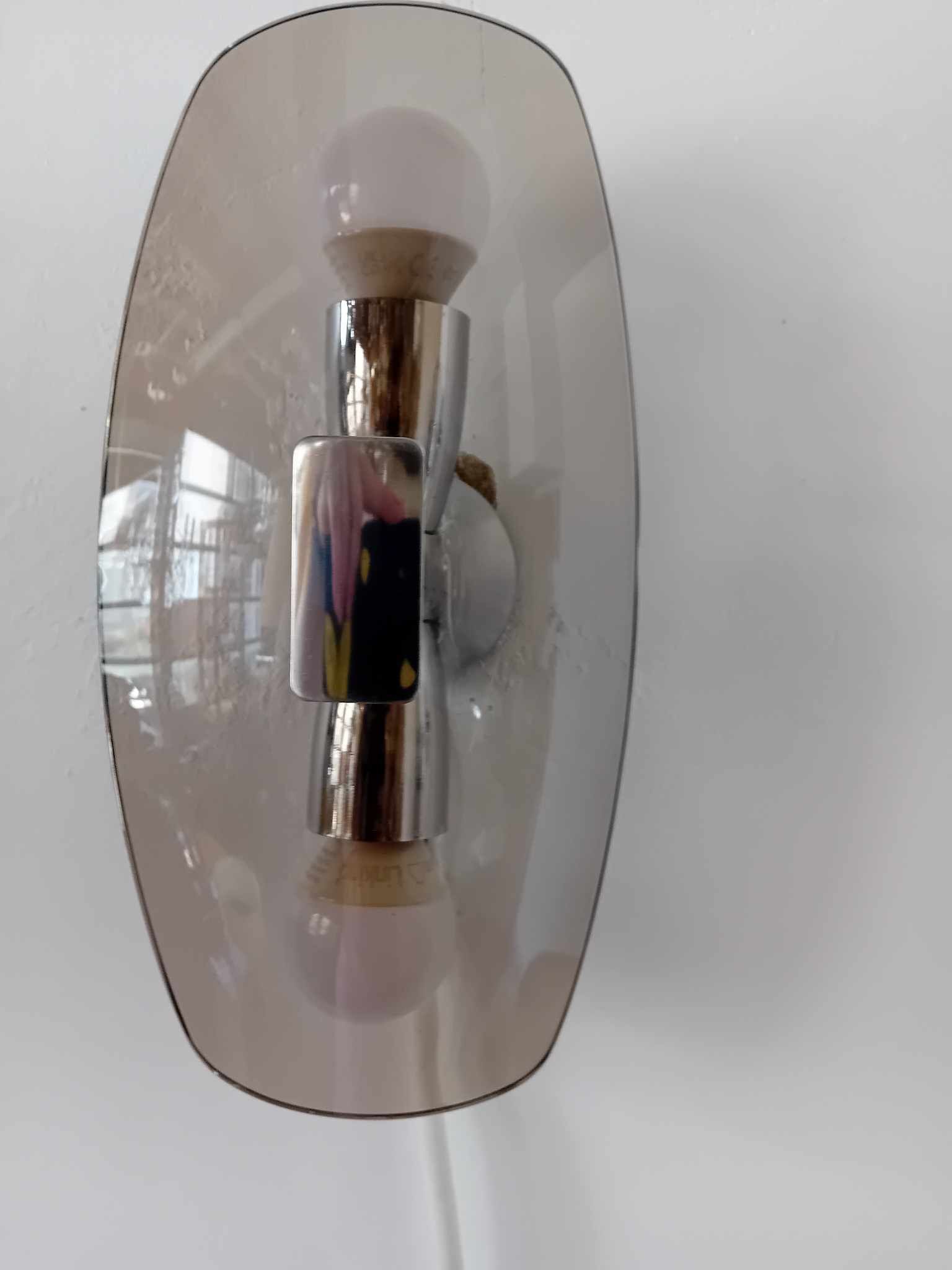 Pair of wall lamps murano 70s