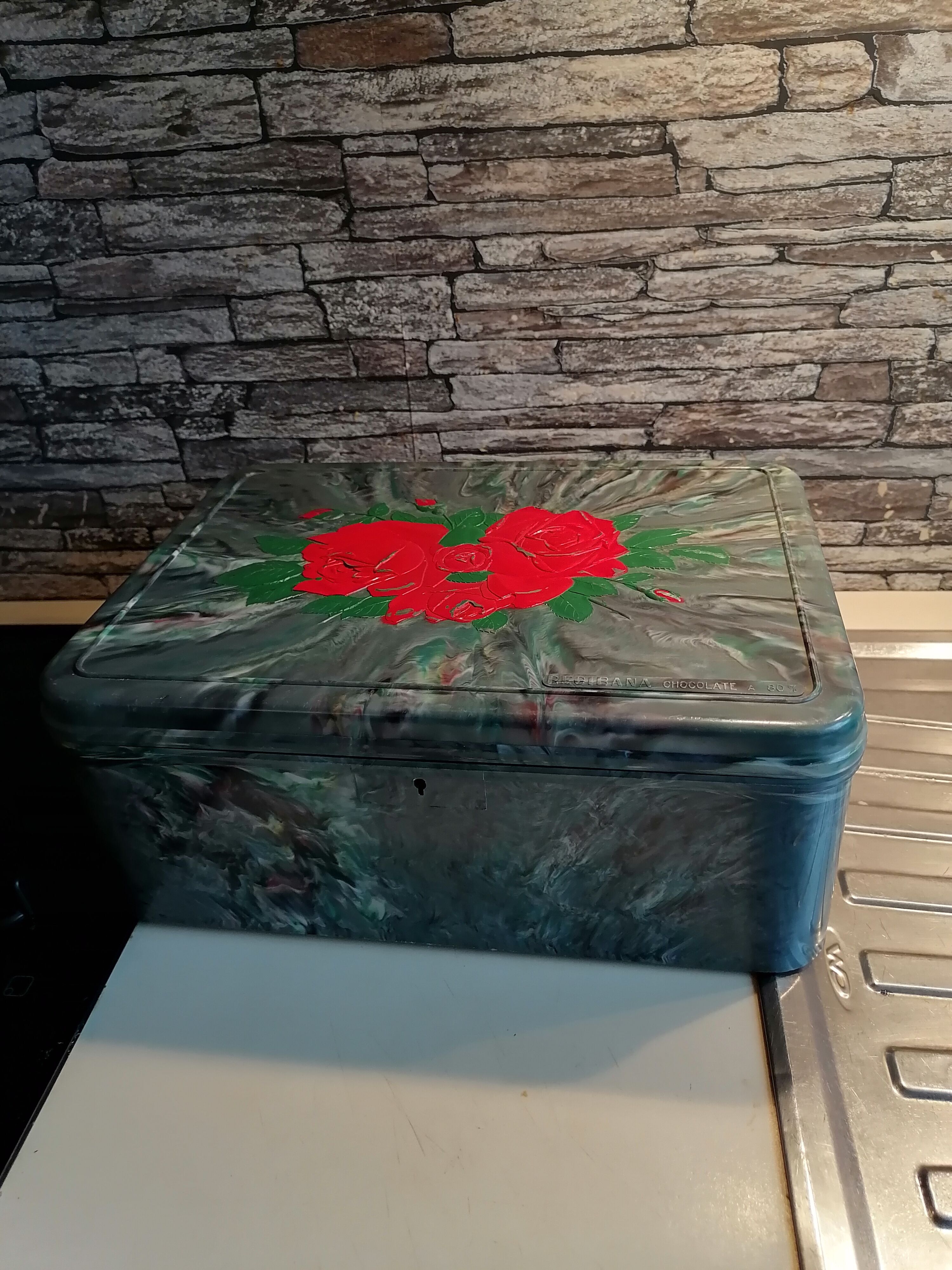 Box bakelite box 1930 regibana chocalate