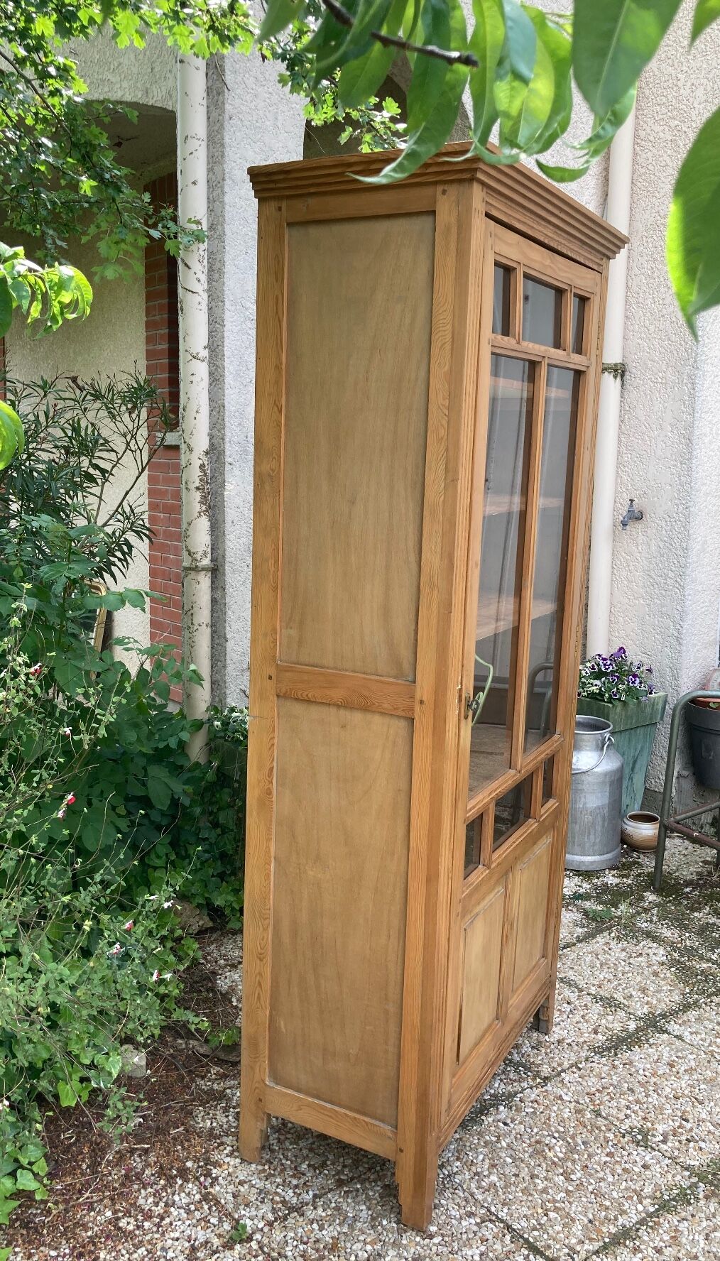 Vintage glazed Parisian wardrobe