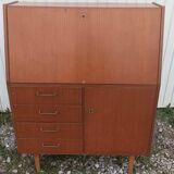 Writing desk 4 vintage drawers