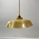Yellow Clichy glass pendant lamp 20s