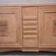 Buffet dresser sideboard bleached oak 1940 art deco