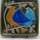 Enamelled plaque the 3 birds by Lisa Larson - Gustavsberg