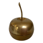 Brass apple catchall box