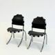 Set of 2 Medusa dining chairs by Studio Tetrarch for Alberto Bazzani