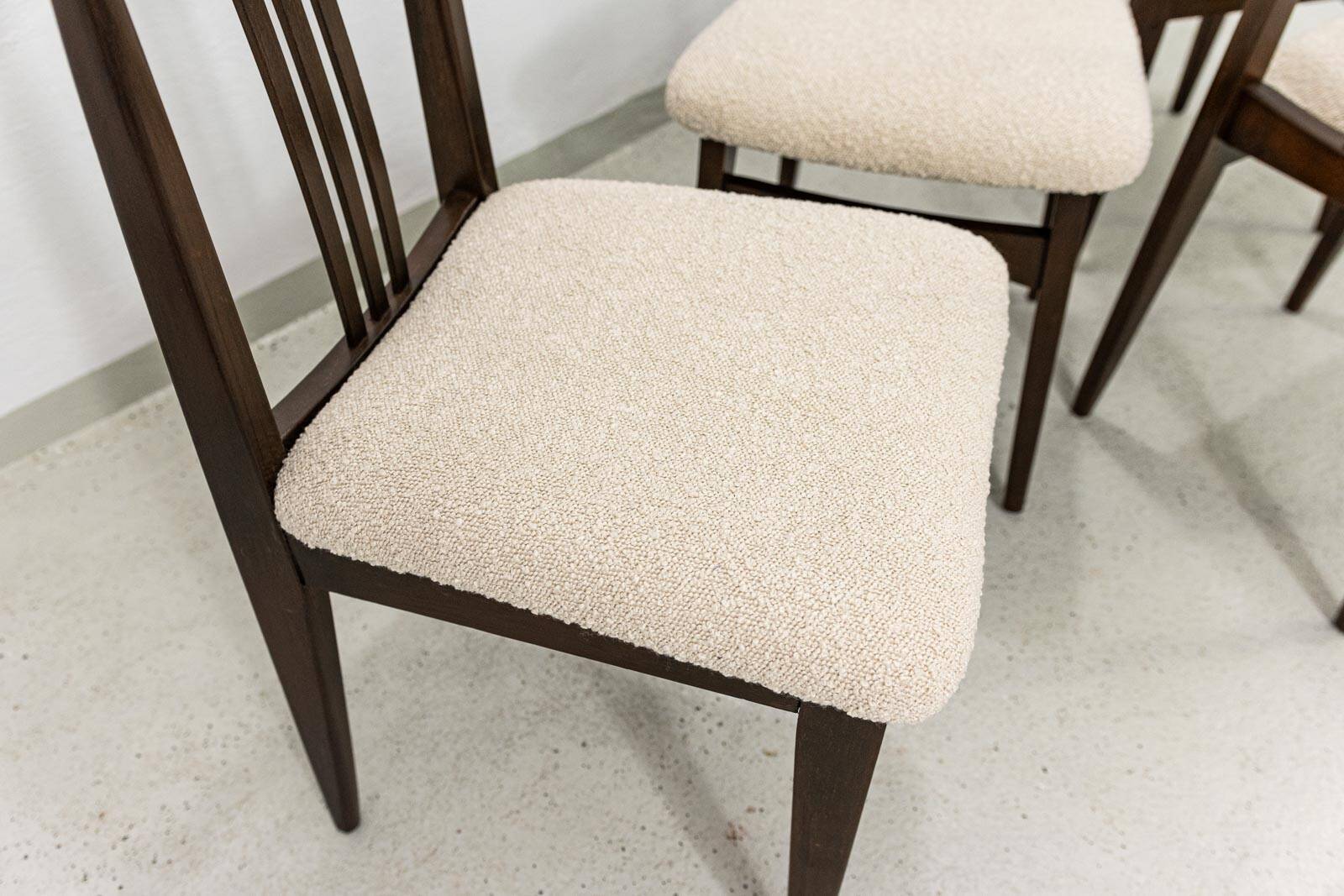 Vintage Dining Chairs By M. Zieliński, Poland, 1960's, Set Of 4
