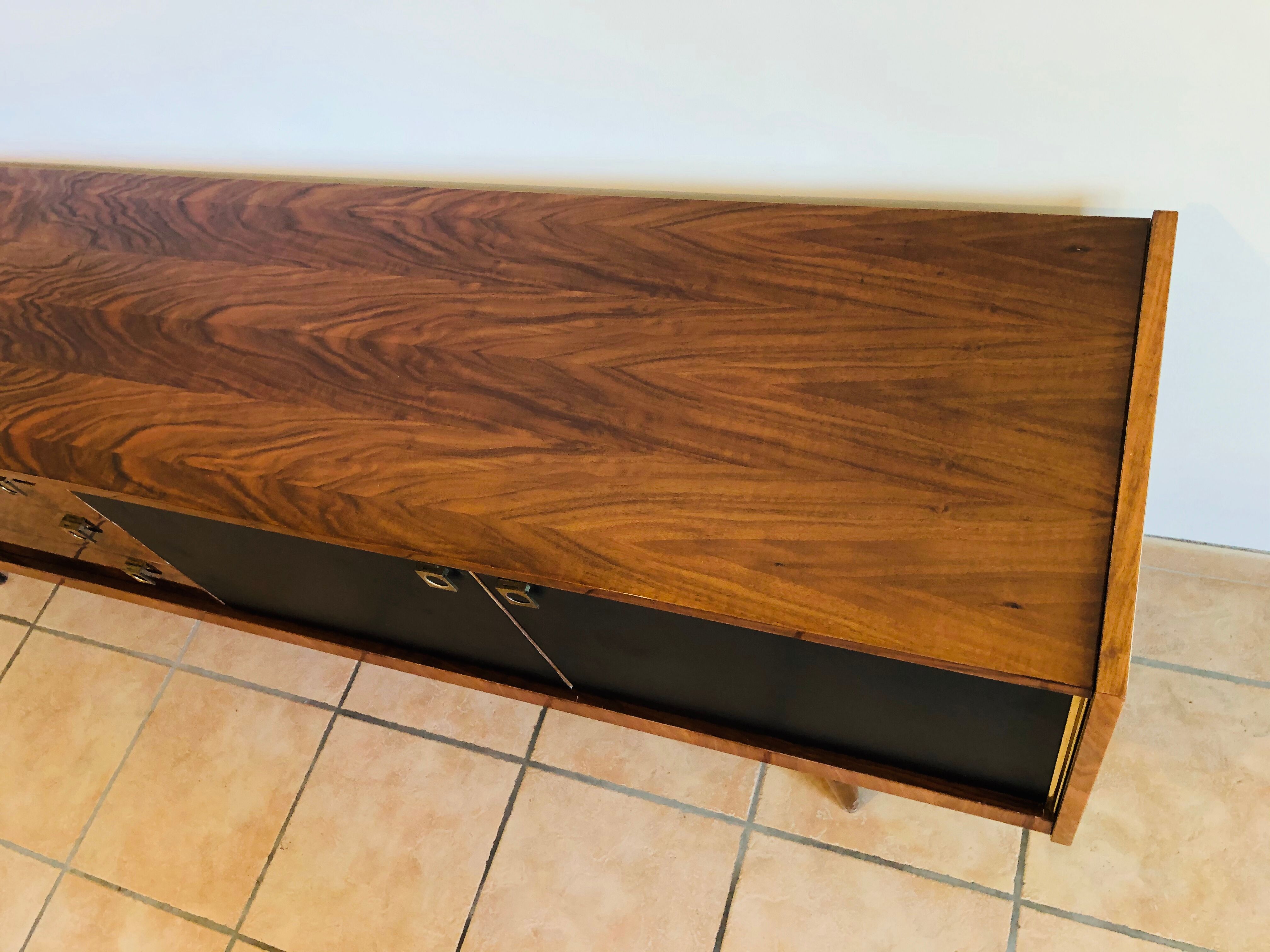 Vintage walnut sideboard 1960