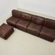 De Sede DS-15 Modular Leather Sofa Switzerland 1970s