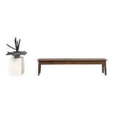 1950s pine farmhouse bench