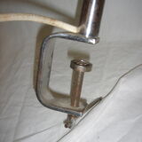 Silver metal workshop lamp