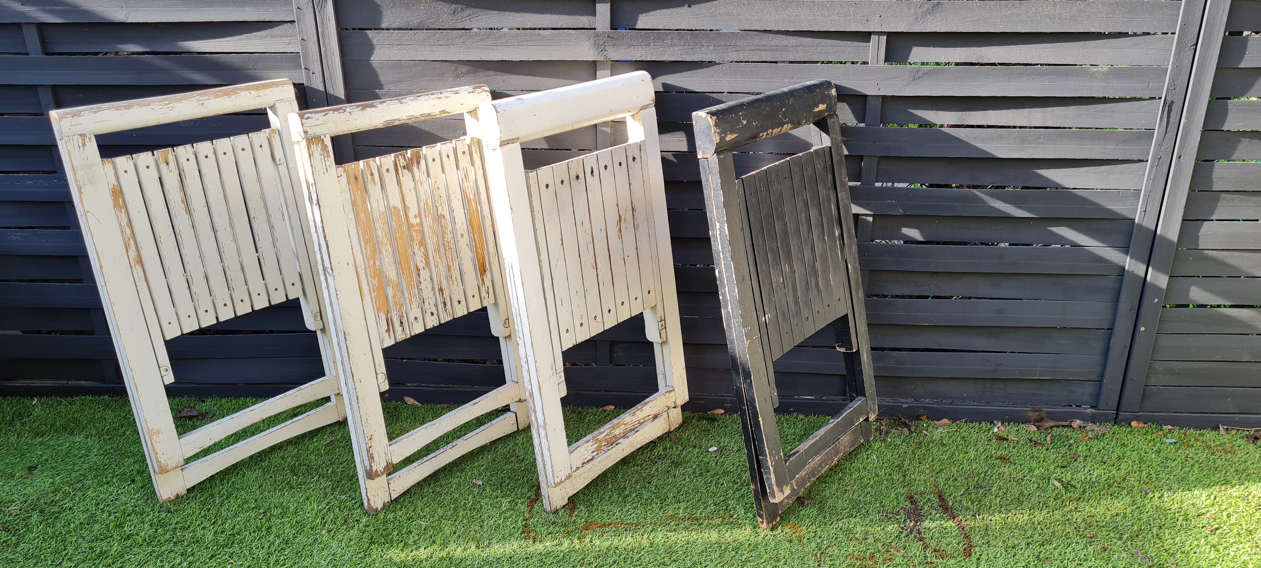 Chaises pliantes italiennes