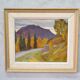 Steen Flemming ( 1897-1977 ), Swedish Impressionist Painting, 1948, Oil on Panel, Framed.