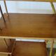 vintage -étagère-bibliotheque-bibus-asymétrique-bambou-bois-rotin-années 60