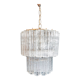 Chandelier Tube Tronchi in Murano Glass by Paolo Venini, 1970