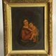 Oil Printed Panel of Madonna Baby Jesus Christ