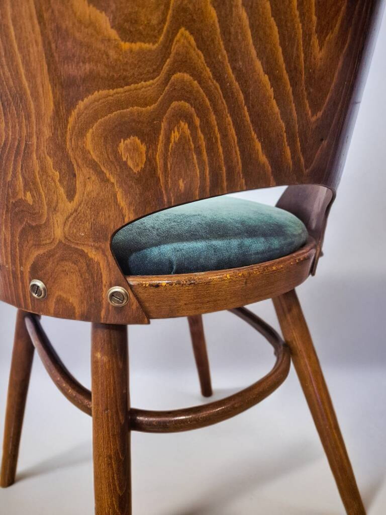 Chaise TON514 Oswald Haerdtl, Vintage tchèque 1960s
