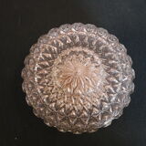 Round glass ceiling lamp