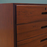 Rosewood chest of drawers, Danish design, 1970s, designer: Kai Winding