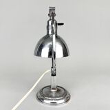 Lampe de table/lanterne Art Déco en chrome, années 1930