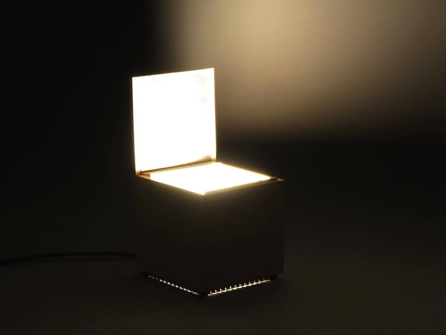 1970s Space Age Design Cini & Nils Cuboluce Lamp By OPI Design Milano
