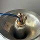 Suspension globe en verre vintage Hustadt Leuchten