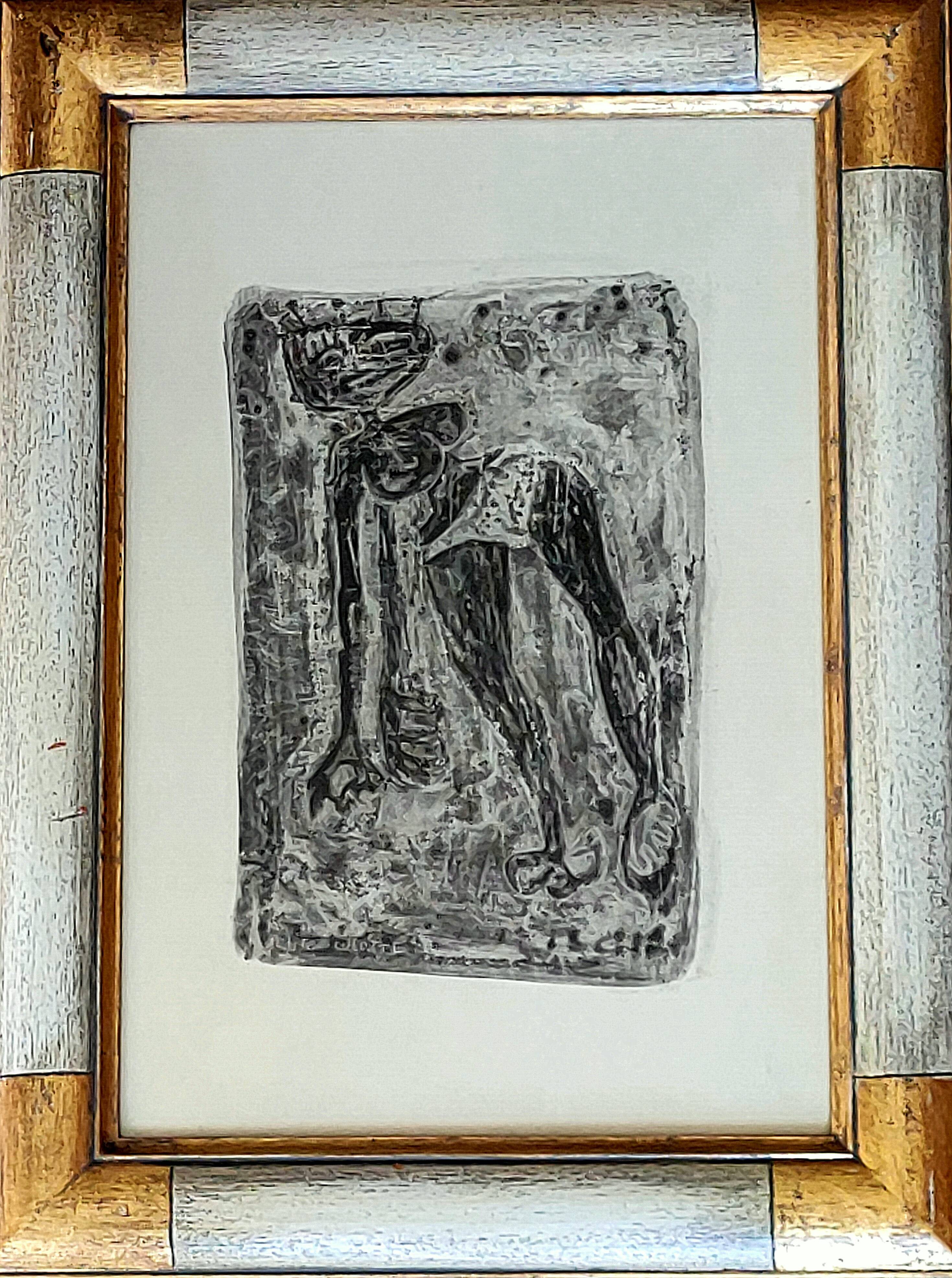 Painting ANIAKI (Danièle) - Mixed media p. plastic - 'Petite Culotte' 2001