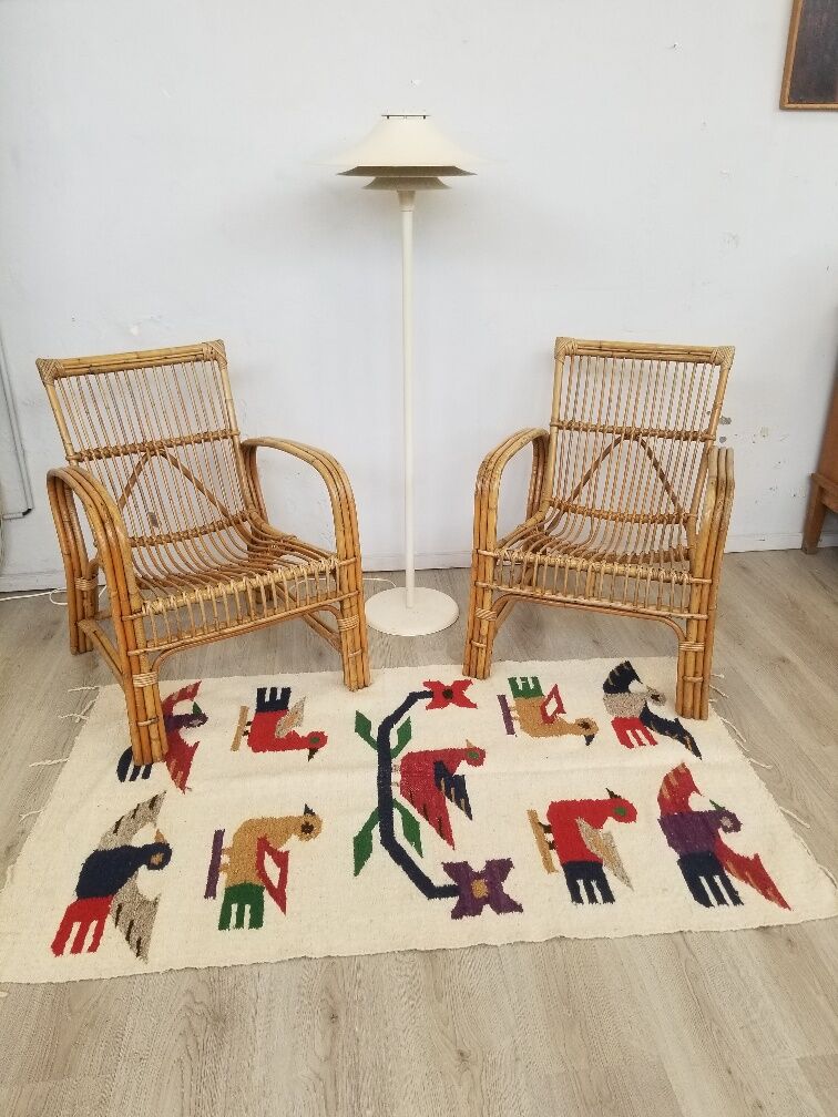 Vintage rattan chairs